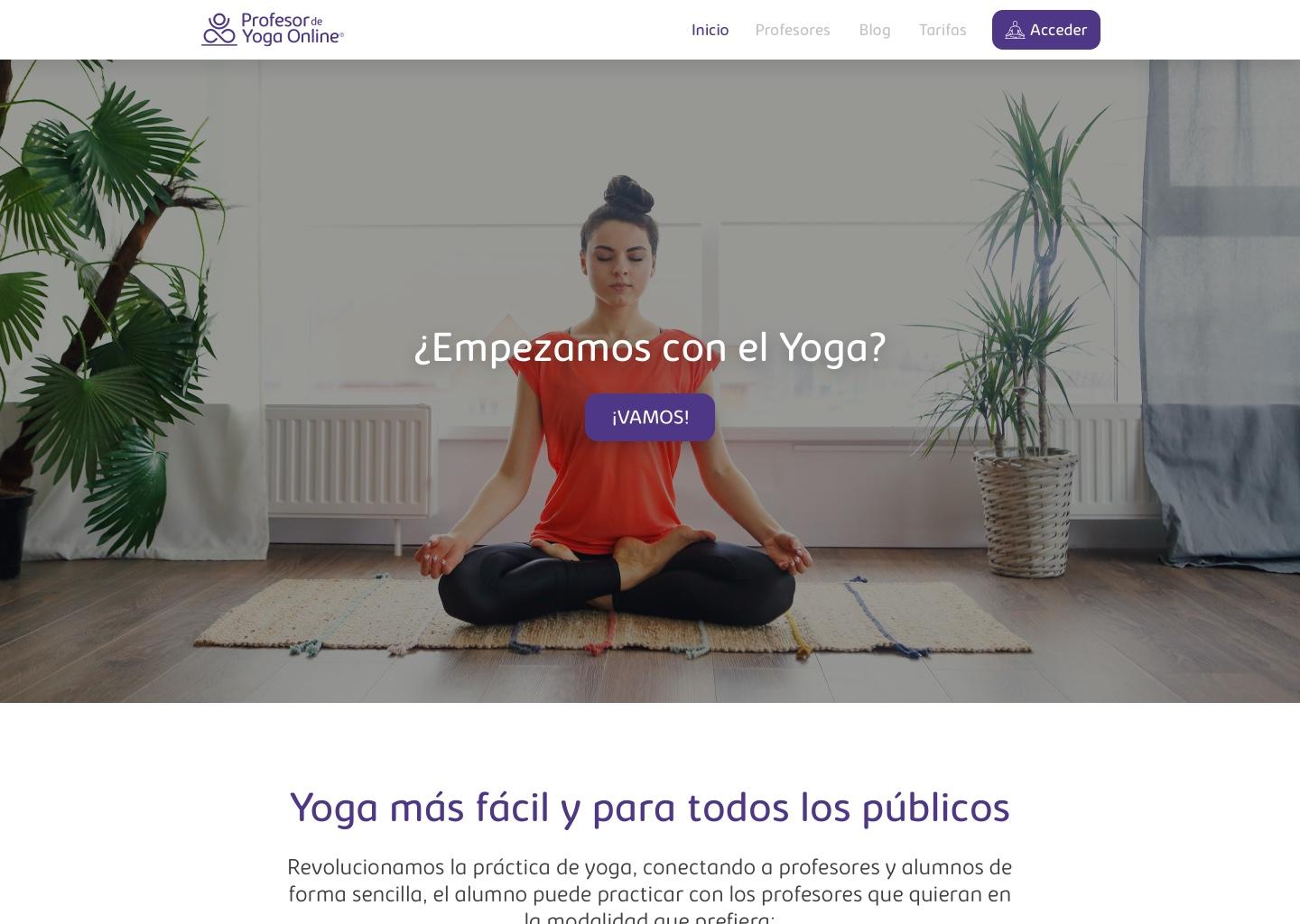 Noticia sobre Diseño web - Profesor de yoga online