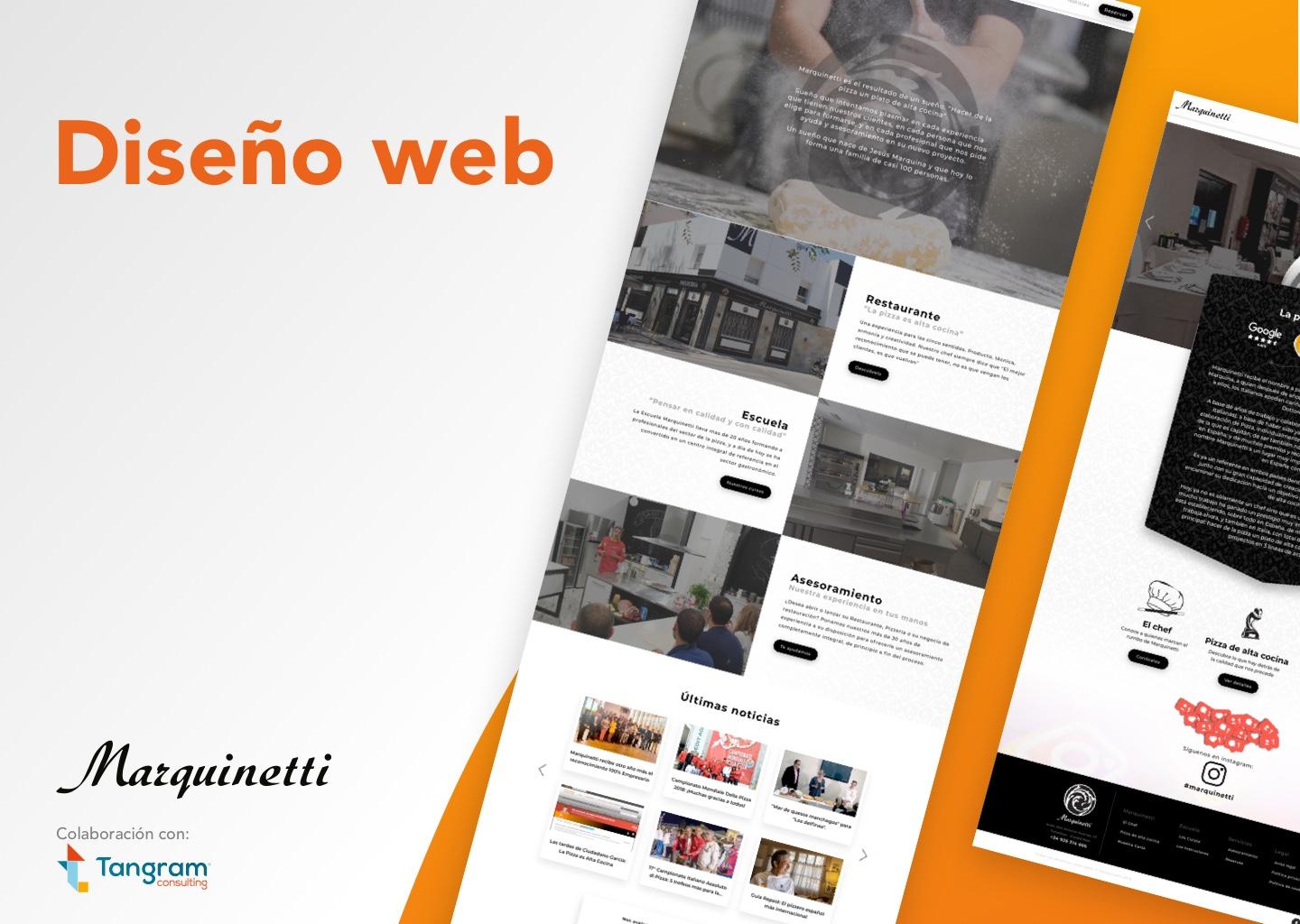 Noticia sobre Diseño web - Marquinetti