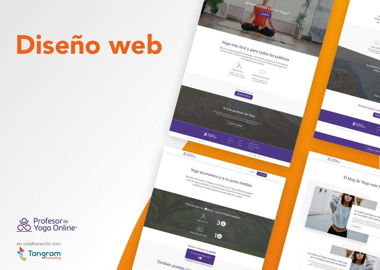 Noticia sobre Diseño web - Profesor de yoga online