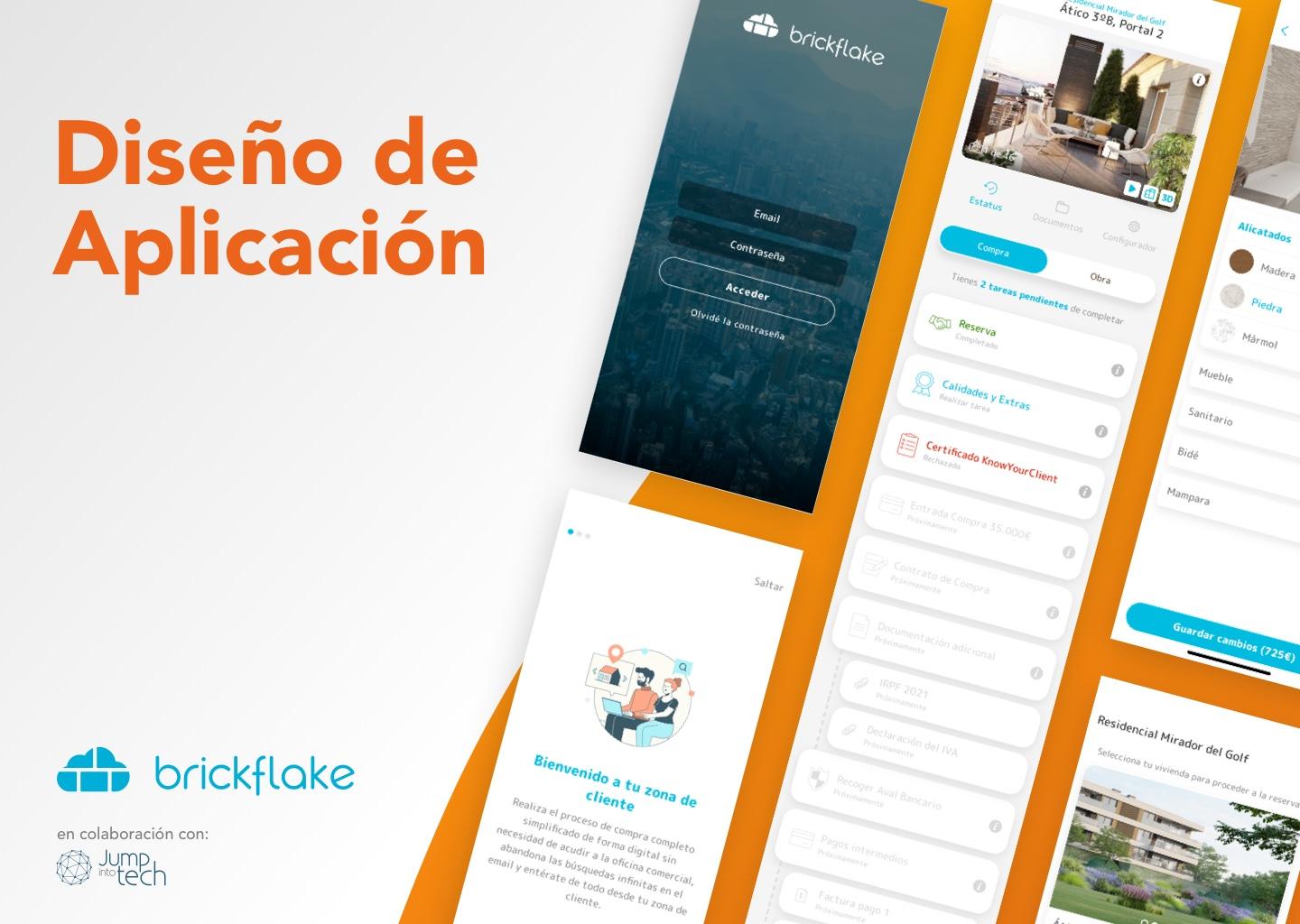 Noticia sobre Diseño de app - Brickflake